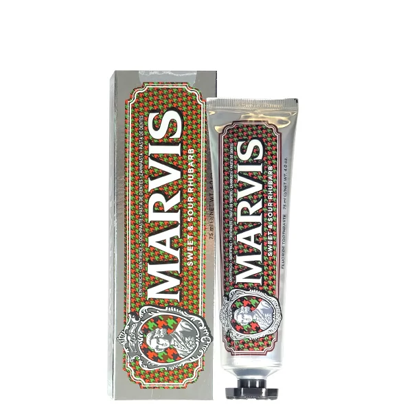 Зубная паста MARVIS Sweet and Sour Rhubarb с кисло-сладким вкусом ревеня (75 мл.) ЕС