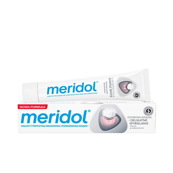 Зубная паста Meridol для защиты десен и бережного отбеливания (75 мл.) ЕС
