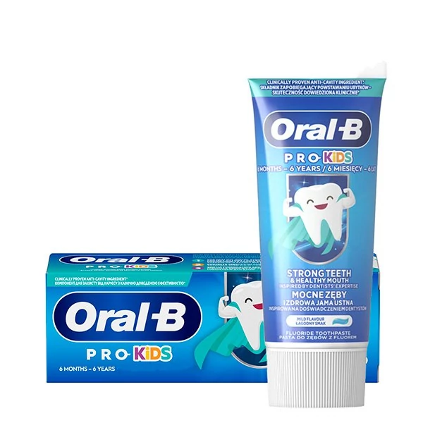 Детская зубная паста Oral-B Pro Kids для детей 0-6 лет (50 мл.) ЕС