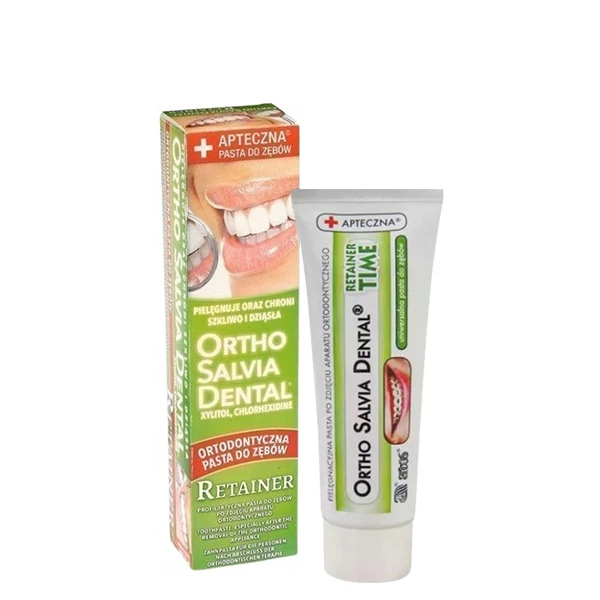 Зубная паста Ortho Salvia Dental Retainer ортодонтическая (75 мл.) ЕС