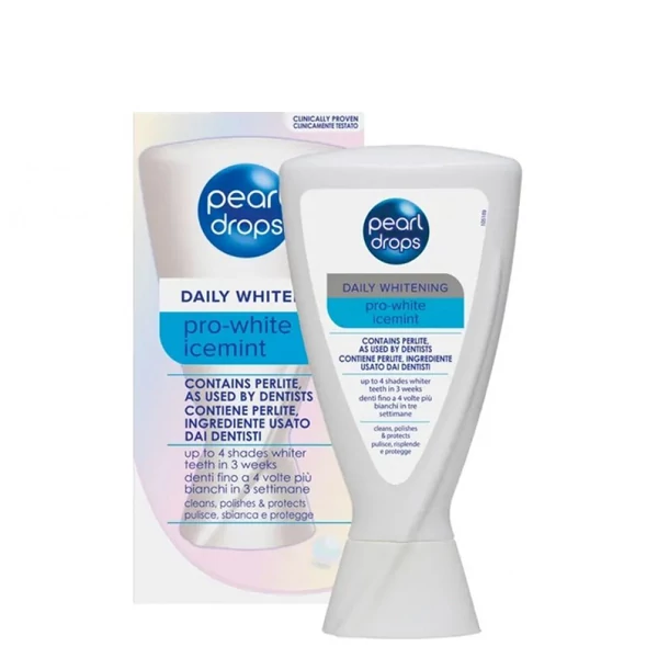 Зубная паста PEARL DROPS Pro-White Icemint отбеливающая (50 мл.) ЕС