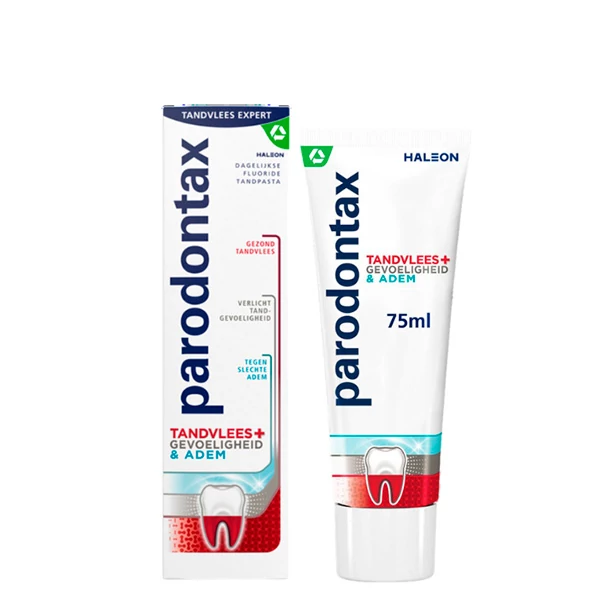 Зубная паста Parodontax Gums+ Sensitivity &amp; Breath для чувствительных зубов и десен (75 мл.) ЕС