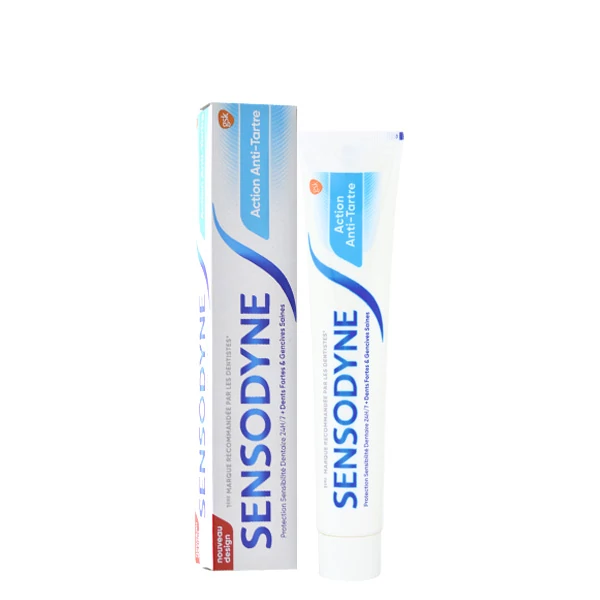 Зубная паста Sensodyne Action Anti-Tartre для чувствительной кожи с фтором (75 мл.) ЕС