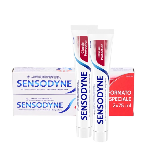 Зубная паста Sensodyne Classic Protection с фтором (2 шт.) (75 мл.) ЕС