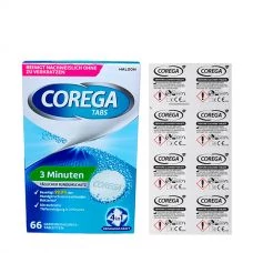 Таблетки для чистки зубных протезов Corega Tabs 4в1 (66 шт.) ЕС