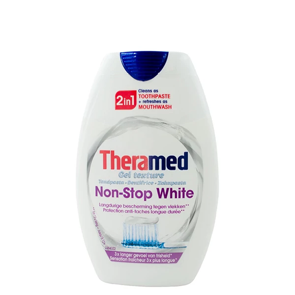 Зубная паста+ополаскиватель Theramed 2в1 Non Stop White 75 мл ЕС