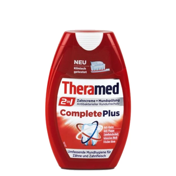 Зубная паста+ополаскиватель Theramed 2в1 Complete Plus 75 мл