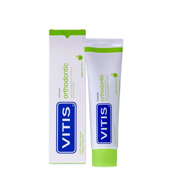Зубная паста Vitis Orthodontic для ухода за деснами (хлоргексидин 0,05%) (75 мл.) ЕС