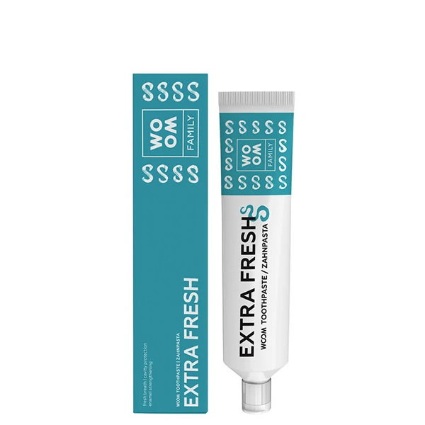 Зубная паста WOOM Extra Fresh Освежающая (75 мл.) ЕС