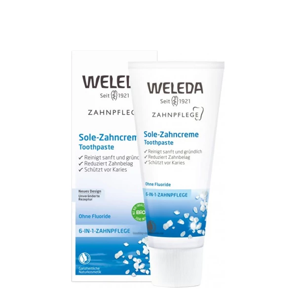 Зубная паста Weleda с морской солью (без фтора) (75 мл.) ЕС