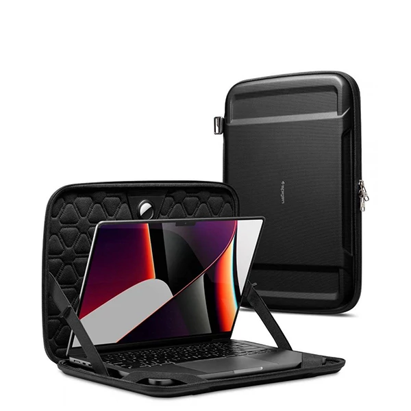 Чехол для ноутбука Spigen RUGGED ARMOR POUCH Pro LAPTOP 15-16 BLACK AFA04271