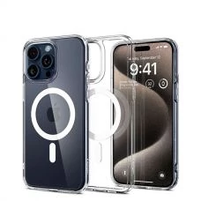 Чехол Spigen Ultra Hybrid Mag Magsafe iPhone 15 Pro Max White/Clear Case ACS06576