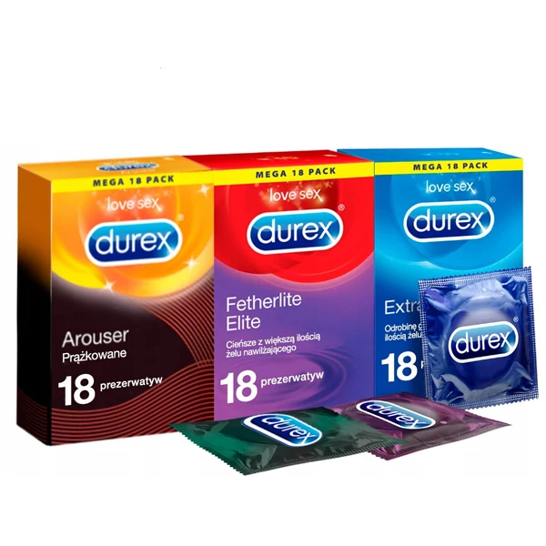 Набор презервативов Durex Athlete Set (54 шт.) ЕС
