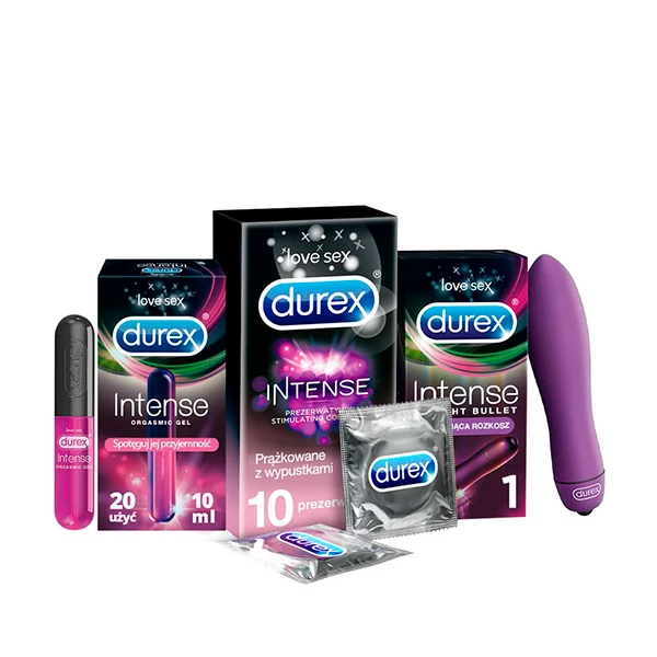 Мини-вибратор Durex Delight Bullet + Презервативы 10 шт. + Orgasmic Стимулирующий Гель ЕС