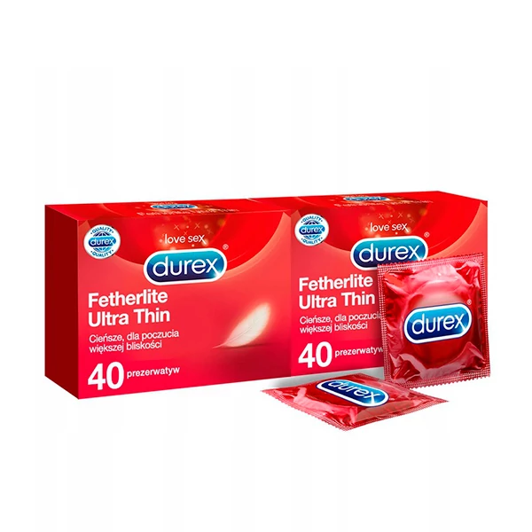 Презервативы Durex Fetherlite Ultra Thin (80 шт.) ЕС