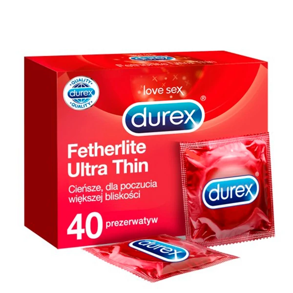 Презервативы Durex Fetherlite Ultra Thin (40 шт.) ЕС