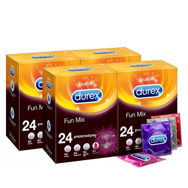 Презервативы Durex Fun Explosion MIX FREE (96 шт.) ЕС