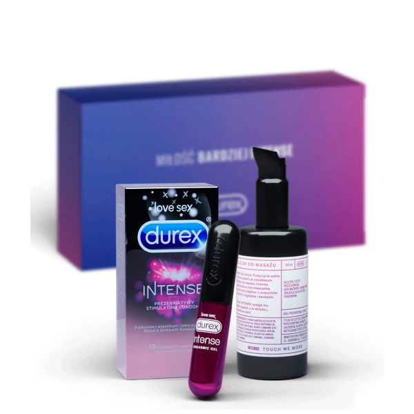 Презервативы Durex Intense (10 шт.) + Orgasmic Стимулирующий Гель (10 мл) LIMITED KIT ЕС