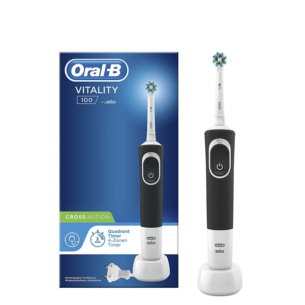 Зубная щетка Oral-B Vitality 100 Cross Action Black