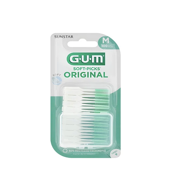 Зубные щетки GUM Soft Picks Original M (100 шт.) для межзубных промежутков ЕС