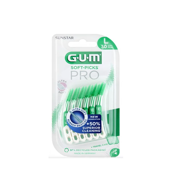 Зубная щетка GUM Soft Picks Pro L (30 шт.) для межзубных промежутков ЕС
