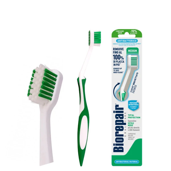 Мануальная зубная щетка Biorepair Medium для ежедневного ухода ЕС