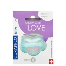 Пустышка CURAPROX Baby size 0+ Green (3 - 7 кг.) ЕС