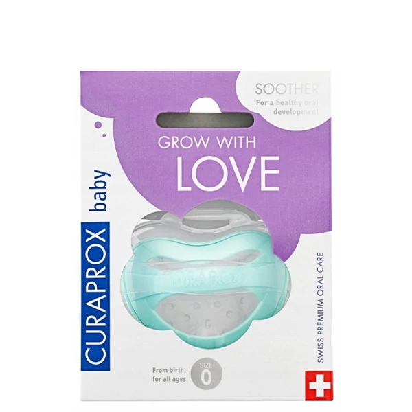 Пустышка CURAPROX Baby size 0+ Green (3 - 7 кг.) ЕС
