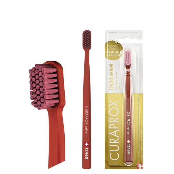 Мануальная зубная щетка Curaprox CS12460 Velvet ультрамягкая, D 0.08 MM (B) ЕС