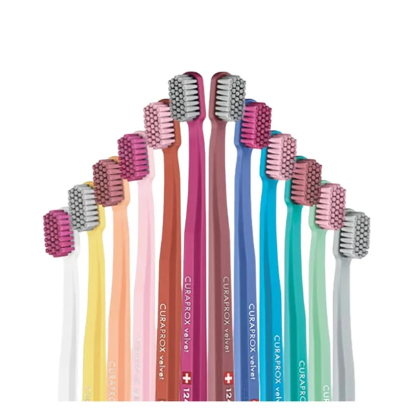 Набор зубных щеток Curaprox CS12460 Velvet ультрамягкая, D 0.08 MM (B) (2 шт.) + Подарок ЕС