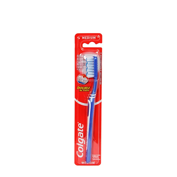 Мануальная зубная щетка Colgate Double Action средней жесткости ЕС