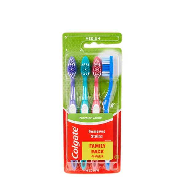 Набор мануальных зубных щеток Colgate Premier Clean (4 шт.) ЕС