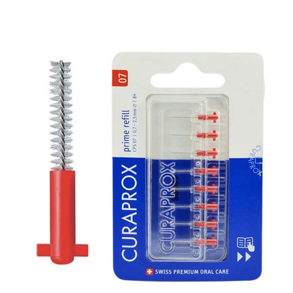 Межзубные ершики Curaprox Prime Refill CPS 07 (8 шт.) ЕС