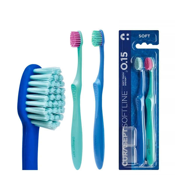 Мануальная зубная щетка Curasept Maxi Soft 0,15 мм (2 шт.) ЕС