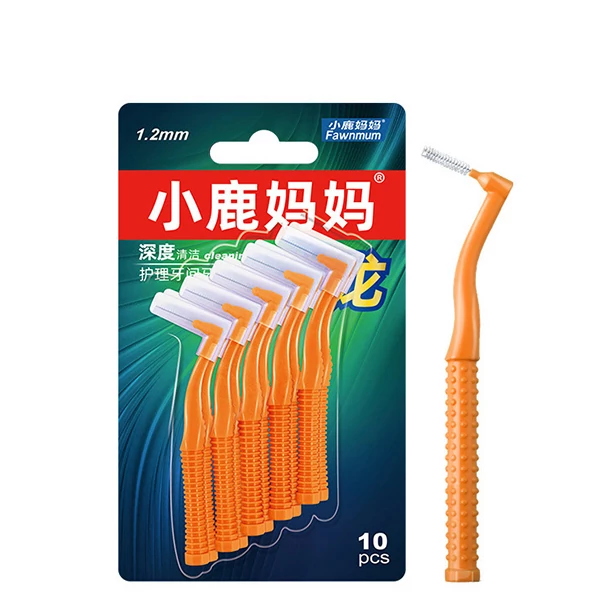 Щетки Fawnmum Interdental Brush L-shape 1.2 мм (10 шт.) для межзубных промежутков