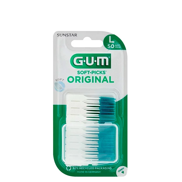 Зубные щетки GUM Soft Picks Original L (50 шт.) для межзубных промежутков