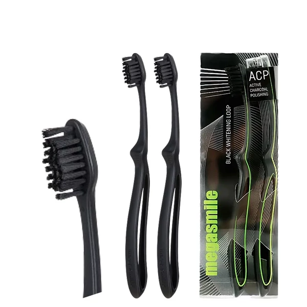 Зубная щетка Megasmile Black Whitening LOOP 2 шт.