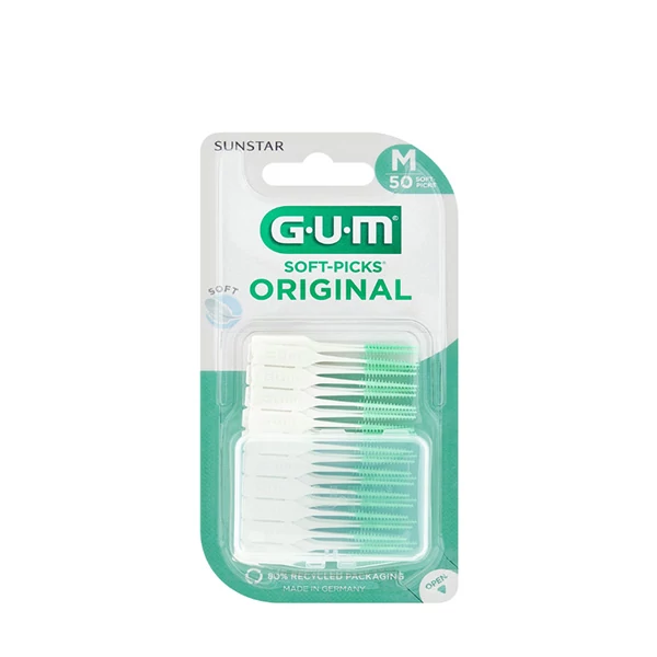 Зубные щетки GUM Soft Picks Original M (50 шт.) для межзубных промежутков ЕС