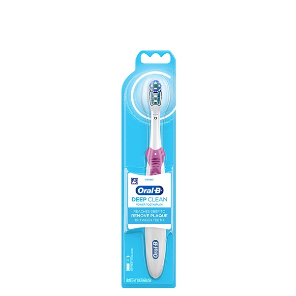 Зубная щетка Oral-B B1010 Cross Action Deep Clean Pink на батарейке