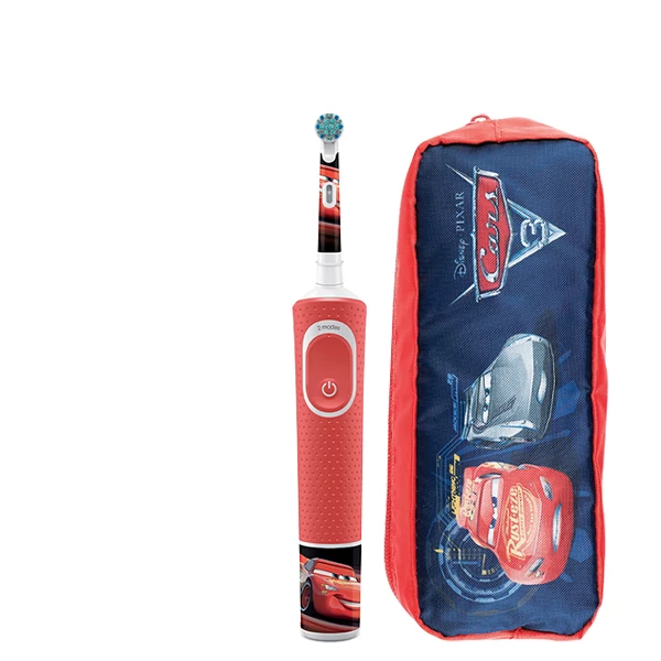 Детская зубная щетка Oral-B D100.413.2K Kids &quot;Тачки&quot; Extra Soft + Чехол-пенал Cars