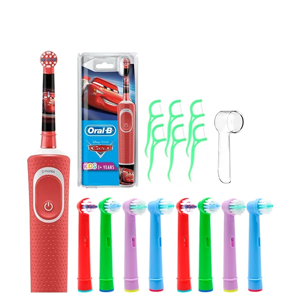 Зубная щетка Oral-B D100 Kids &quot;Тачки&quot; Special Edition 8 насадок ЕС