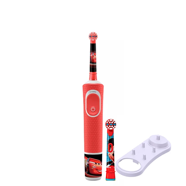 Детская зубная щетка Oral-B D100 Kids &quot;Тачки&quot; 2 нас. + подставка