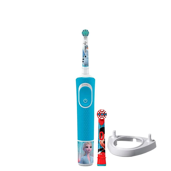 Детская зубная щетка Oral-B D100 Kids Холодное сердце Extra Soft (2 нас.) + Подставка рожок ЕС