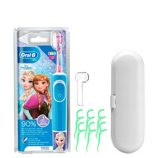 Зубная щетка Oral-B D100 Kids &quot;Холодное сердце&quot; Special Edition с футляром ЕС