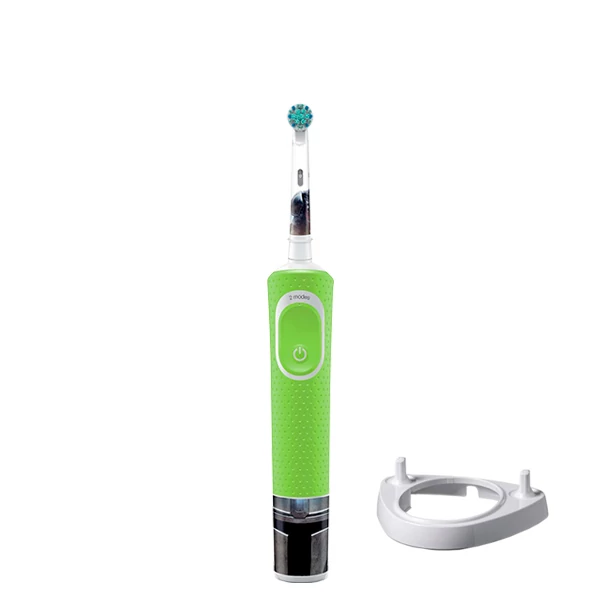 Электрическая зубная щетка Oral-B D100 Kids Mandalorian Extra Soft + Подставка рожок ЕС