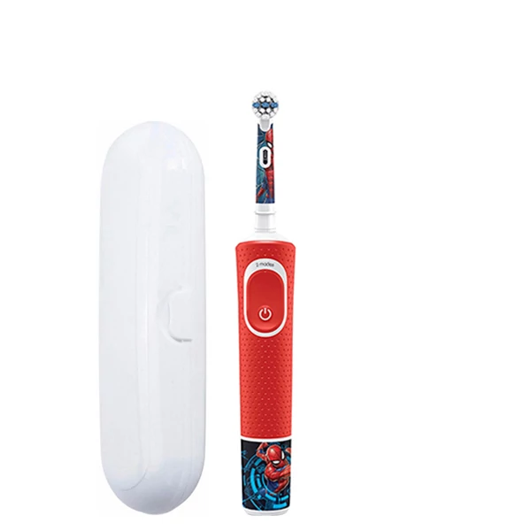 Электрическая зубная щетка Oral-B D100 Kids Marvel Spider-Man + Футляр ЕС