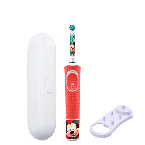 Электрическая зубная щетка Oral-B D100 Kids Mickey Extra Soft подставка + Футляр