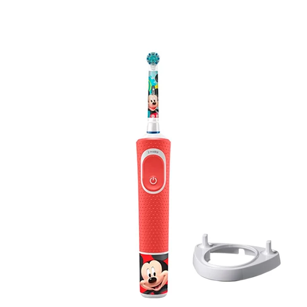 Электрическая зубная щетка Oral-B D100 Kids Mickey Extra Soft + Подставка рожок ЕС