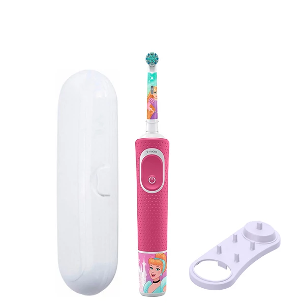 Электрическая зубная щетка Oral-B D100 Kids Принцессы Extra Soft подставка + Футляр