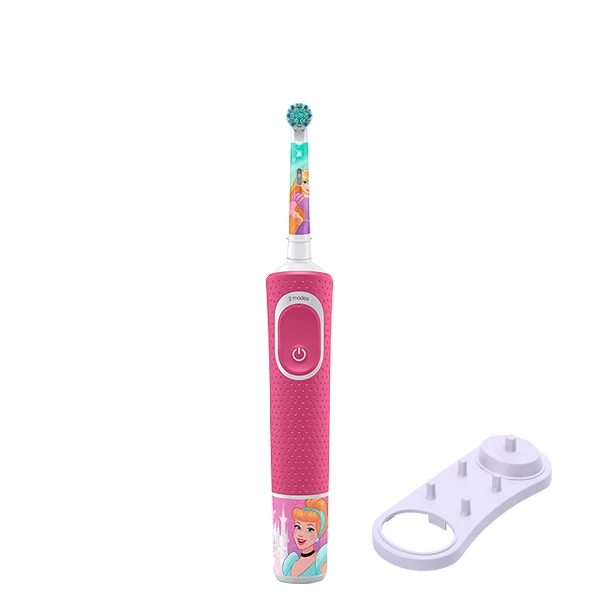 Электрическая зубная щетка Oral-B D100 Kids Принцессы Extra Soft + Подставка